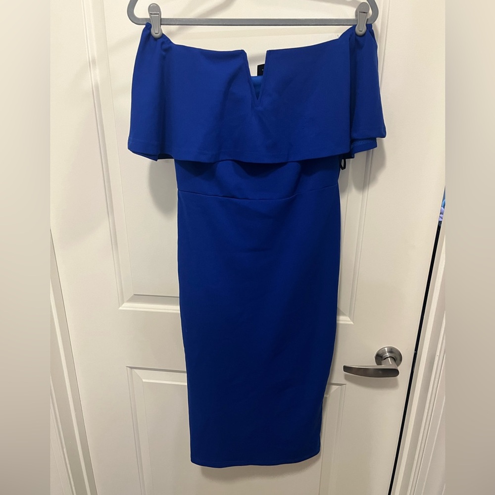 Shein off the shoulder dress.